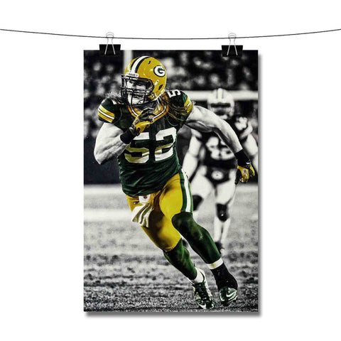 Clay Matthews Green Bay Packers Poster Wall Decor