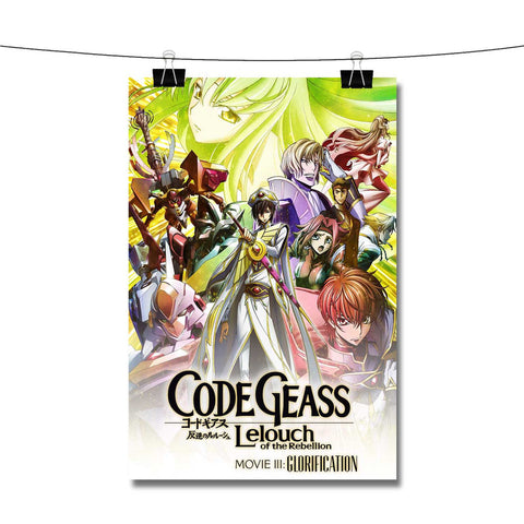 Code Geass Fukkatsu no Lelouch Newest Poster Wall Decor