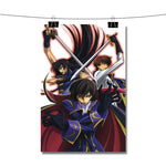 Code Geass Lelouch Lamperouge and Suzaku Kururugi Anime Poster Wall Decor