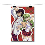 Code Geass Lelouch and CC Love Smile Poster Wall Decor