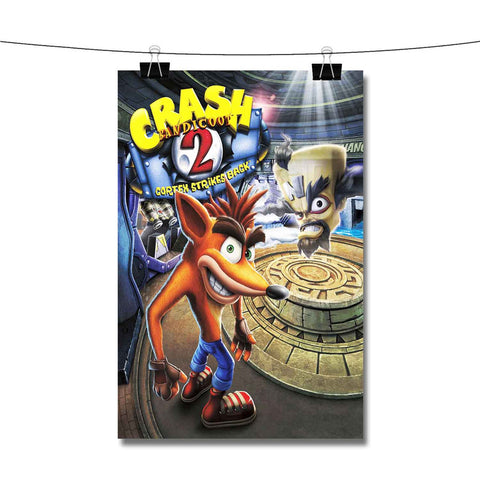 Crash Bandicoot 2 Game Poster Wall Decor