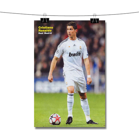 Cristiano Ronaldo Real Madrid Poster Wall Decor