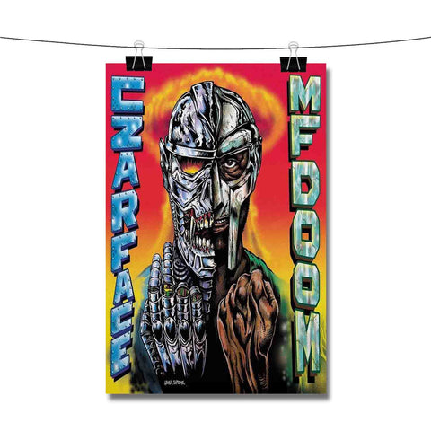 Czarface Meets Metal Face MF Doom Poster Wall Decor