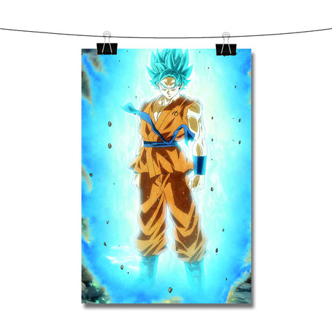 DBZ Goku Super Saiyan Blue Poster Wall Decor