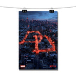 Daredevil Red City Poster Wall Decor