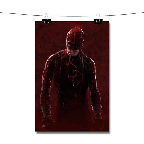 Daredevil With Blood 2015 Poster Wall Decor