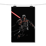 Darth Vader vs Dearthstroke Star Wars Poster Wall Decor
