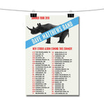 Dave Matthews Band Summer Tour Poster Wall Decor