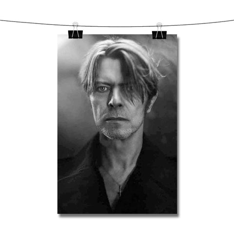 David Bowie Black and White Poster Wall Decor
