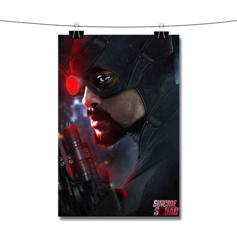 Deadshot Suicide Squad Will Smith Movie Poster Wall Decor