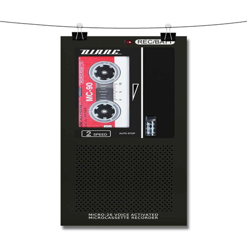 Diane Dale Cooper s Tape Recorder Poster Wall Decor