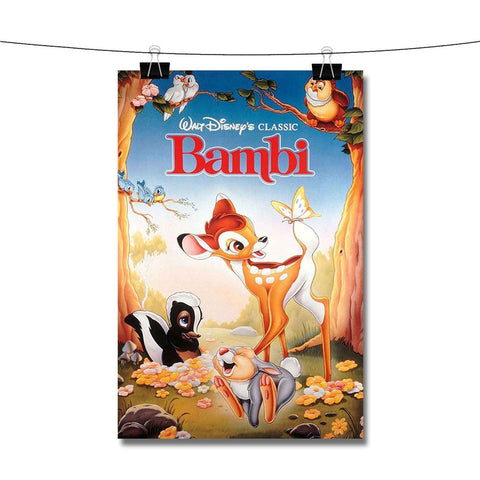 Disney Bambi Characters Poster Wall Decor