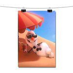 Disney Olaf at Beach Poster Wall Decor