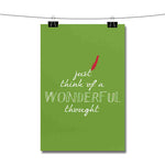 Disney Peter Pan Quotes Wonderful Thougt Poster Wall Decor