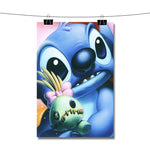 Disney Stitch Face Poster Wall Decor