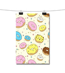 Donuts Pattern Poster Wall Decor