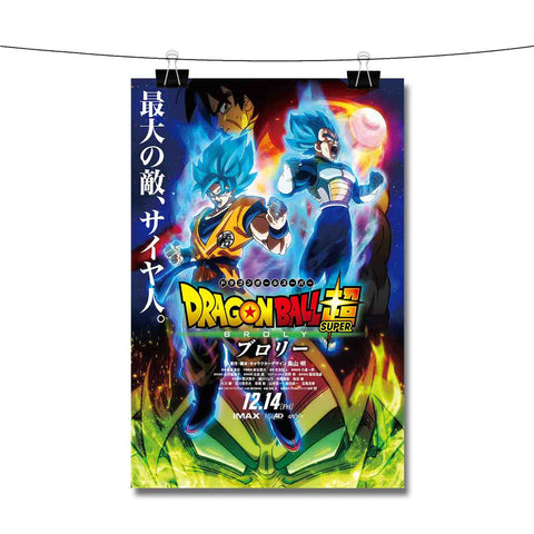 Dragon Ball Super Broly Poster Wall Decor