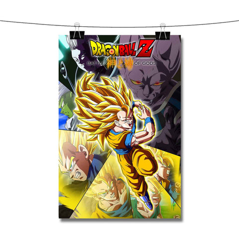 Dragon Ball Z Battle of Gods Super Saiyan 3 Poster Wall Decor