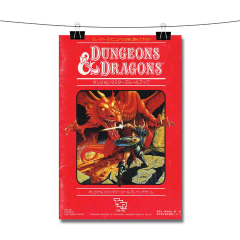 Dungeons and Dragons Poster Wall Decor