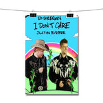 Ed Sheeran and Justin Bieber Poster Wall Decor