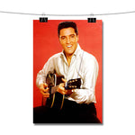 Elvis Presley Guitar Poster Wall Decor