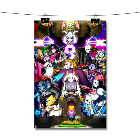 Every Characters in Undertale Poster Wall Decor