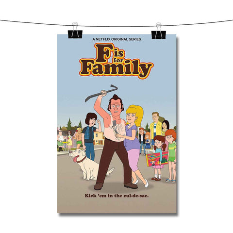 F Is for Family Poster Wall Decor
