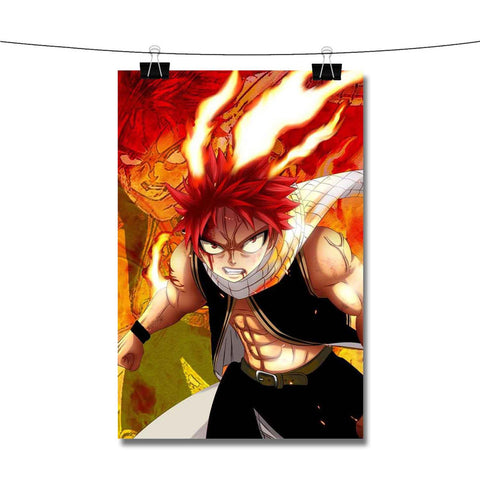 Fairy Tail Natsu Dragneel Fire Poster Wall Decor