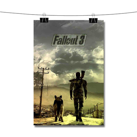 Fallout 3 With Dog New Poster Wall Decor