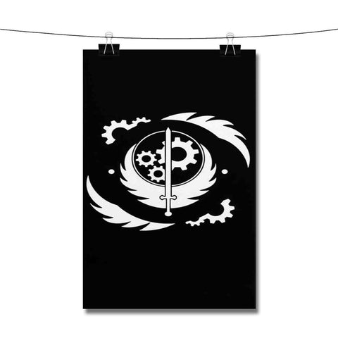 Fallout Brotherhood of Steel Poster Wall Decor