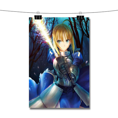 Fate Zero Saber Poster Wall Decor