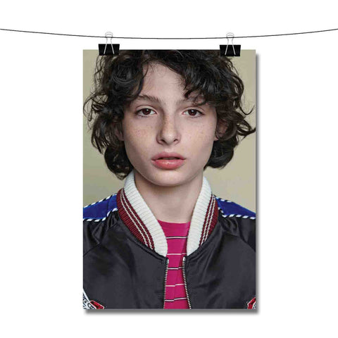 Finn Wolfhard Close Up Poster Wall Decor