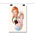 Frozen Anna and Elsa Poster Wall Decor