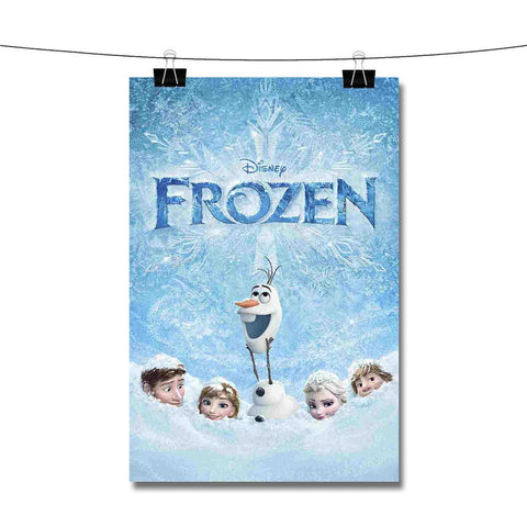 Frozen Disney Snow Poster Wall Decor