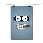 Futurama Face Smoke Poster Wall Decor