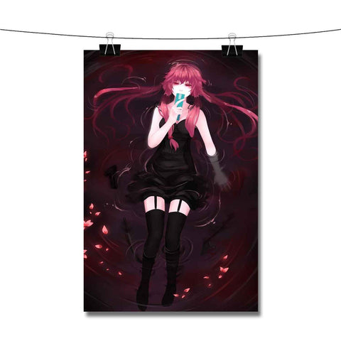 Gasai Yuno Black Dress Poster Wall Decor
