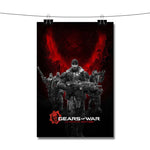 Gears of War Ultimate Edition Black Red Poster Wall Decor