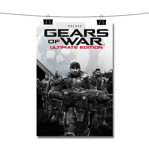 Gears of War Ultimate Edition Black and White Poster Wall Decor