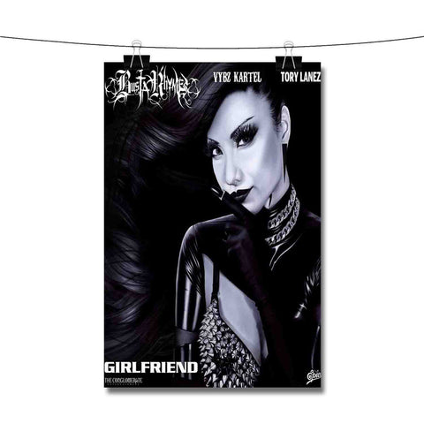 Girlfriend Busta Rhymes Feat Tory Lanez Vybz Kartel Poster Wall Decor