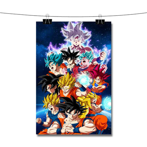 Goku All Forms Dragon Ball Poster Wall Decor