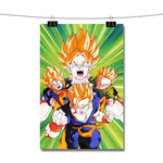 Goku Gohan Goten Trunks Super Saiyan Poster Wall Decor