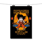 Goku Kame House Gym Poster Wall Decor