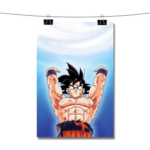 Goku Spirit Bomb Dragon Ball Poster Wall Decor