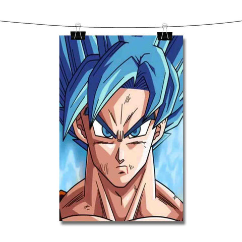 Goku Super Saiyan Blue Dragon Ball Super Poster Wall Decor