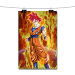 Goku Super Saiyan God Dragon Ball Poster Wall Decor