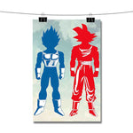 Goku and Vegeta Dragon Ball Z Poster Wall Decor