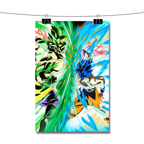 Goku vs Broly Poster Wall Decor