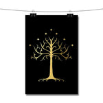 Golden Tree of Gondor Lord of The Rings Poster Wall Decor