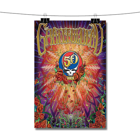 Grateful Dead 50th Anniversary Poster Wall Decor