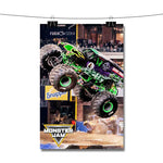 Grave Digger Monster Jam Truck Jump Poster Wall Decor